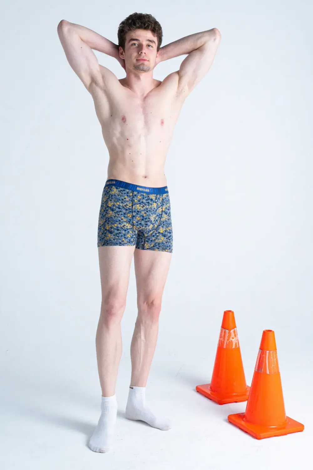 Desenli Likralı Pamuklu Esnek Baskılı Erkek Boxer - Danger