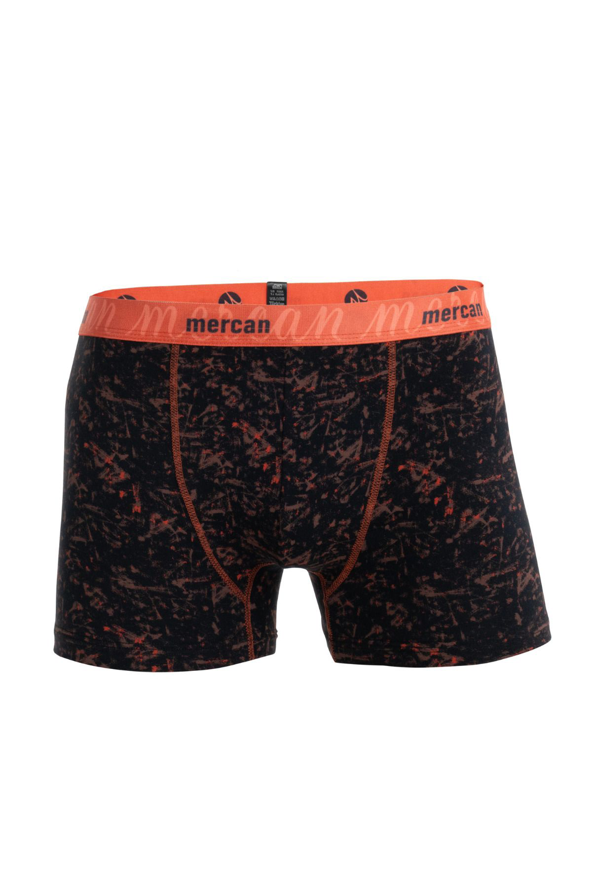 Mercan Desenli Likralı Pamuklu Esnek Erkek Baskılı Boxer - Picasso