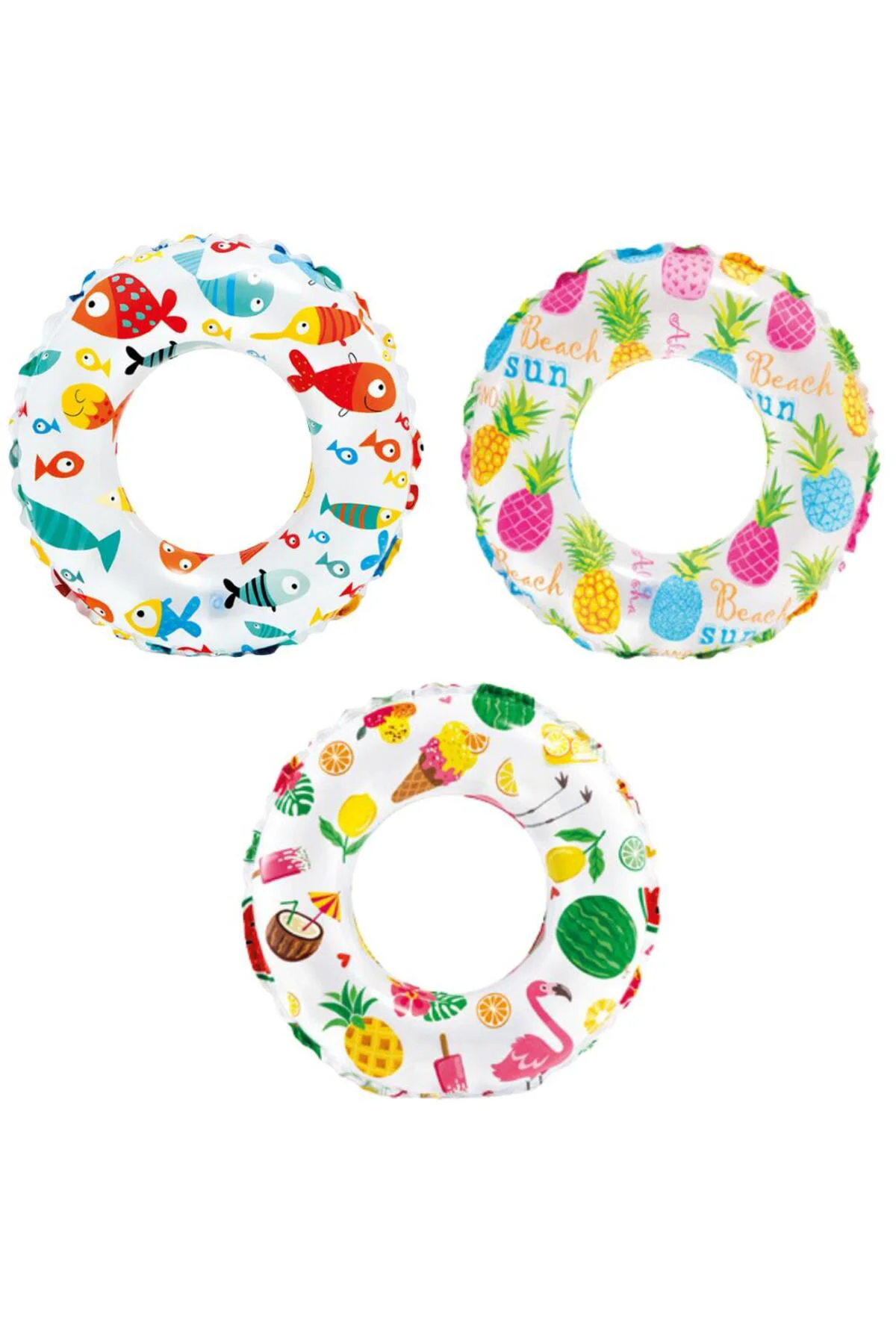 Desenli Lüks Simit 51 Cm İntex - 59230 (Lisinya)