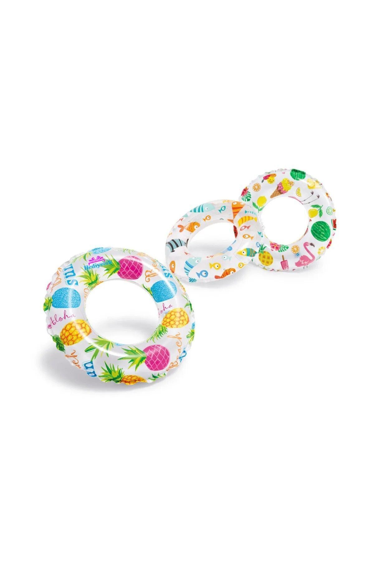 İntex Desenli Lüks Simit 51 Cm - 59230 3-6 Yaş 6-10 Yaş