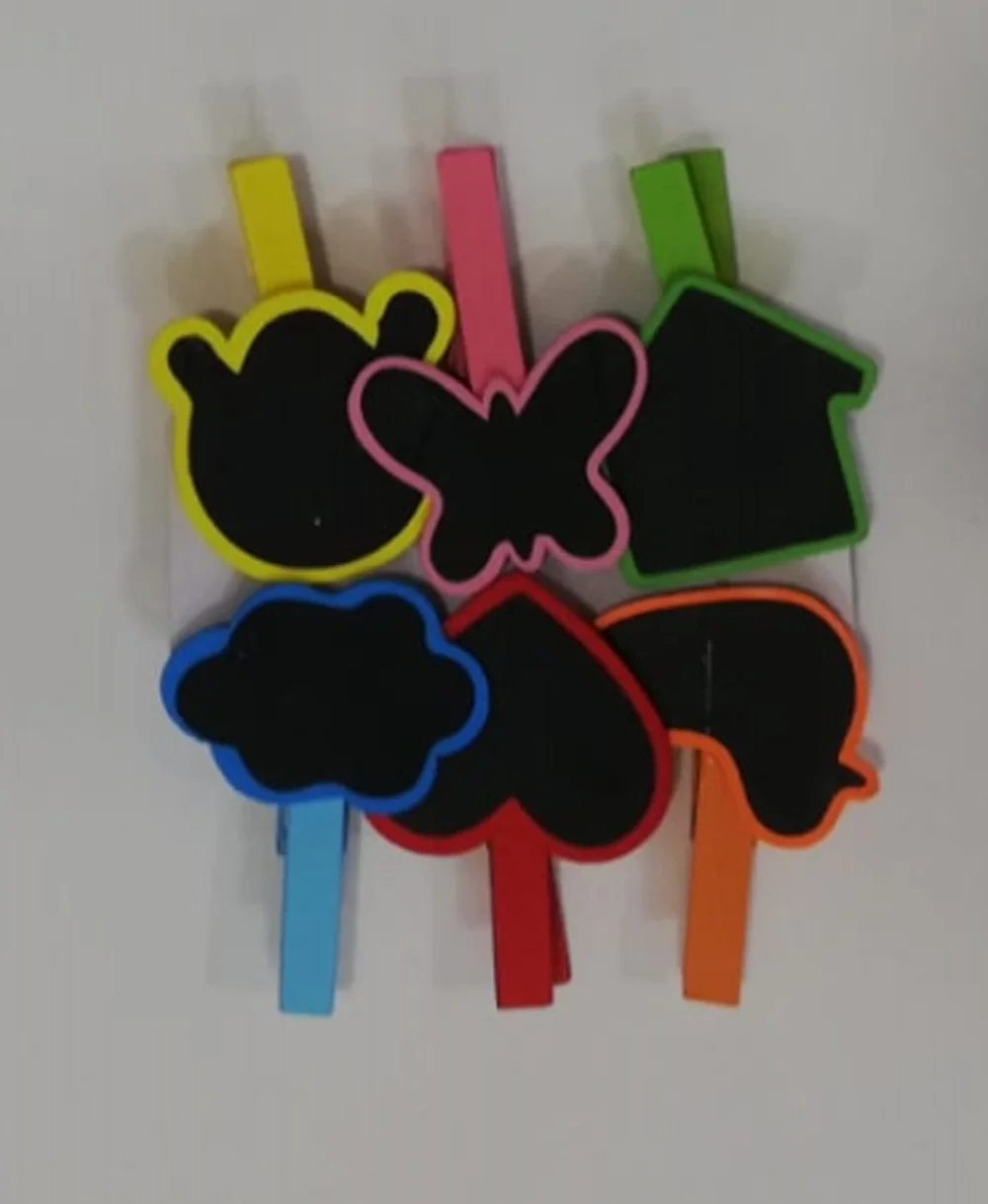 Desenli Notlu Mandal (6'lı Set-10 Paket) Desenli Notlu Mandal (6'lı Set-10 Paket)