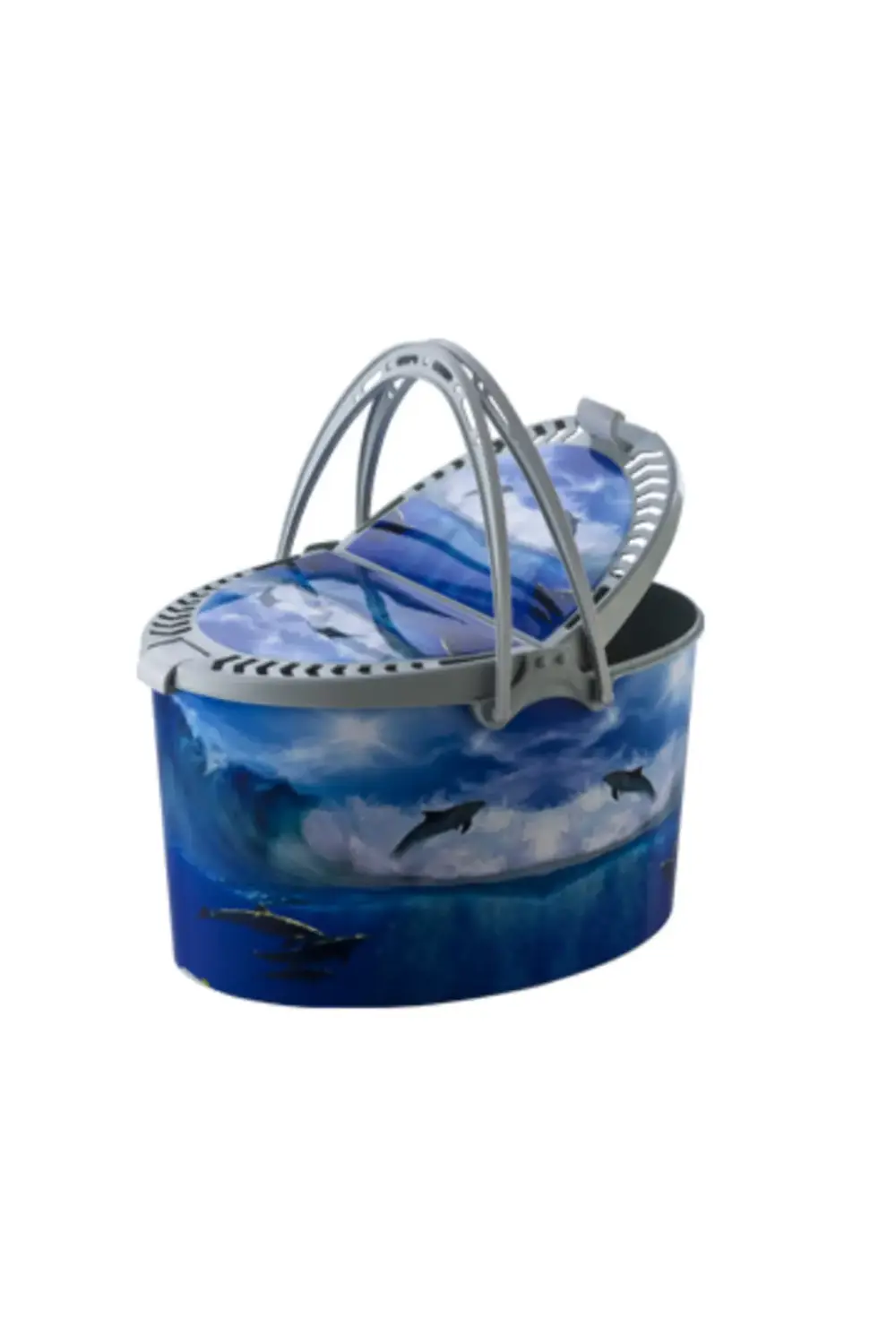 Desenli Piknik Sepeti