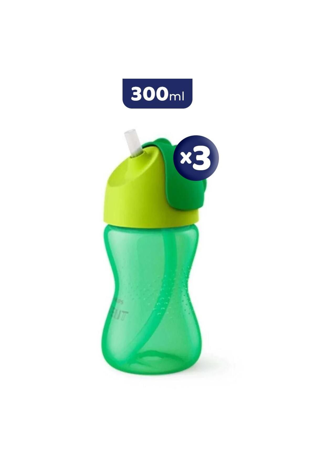 Philips Avent Desenli Pipetli Bardak 300 Ml Erkek 12M+ X 3