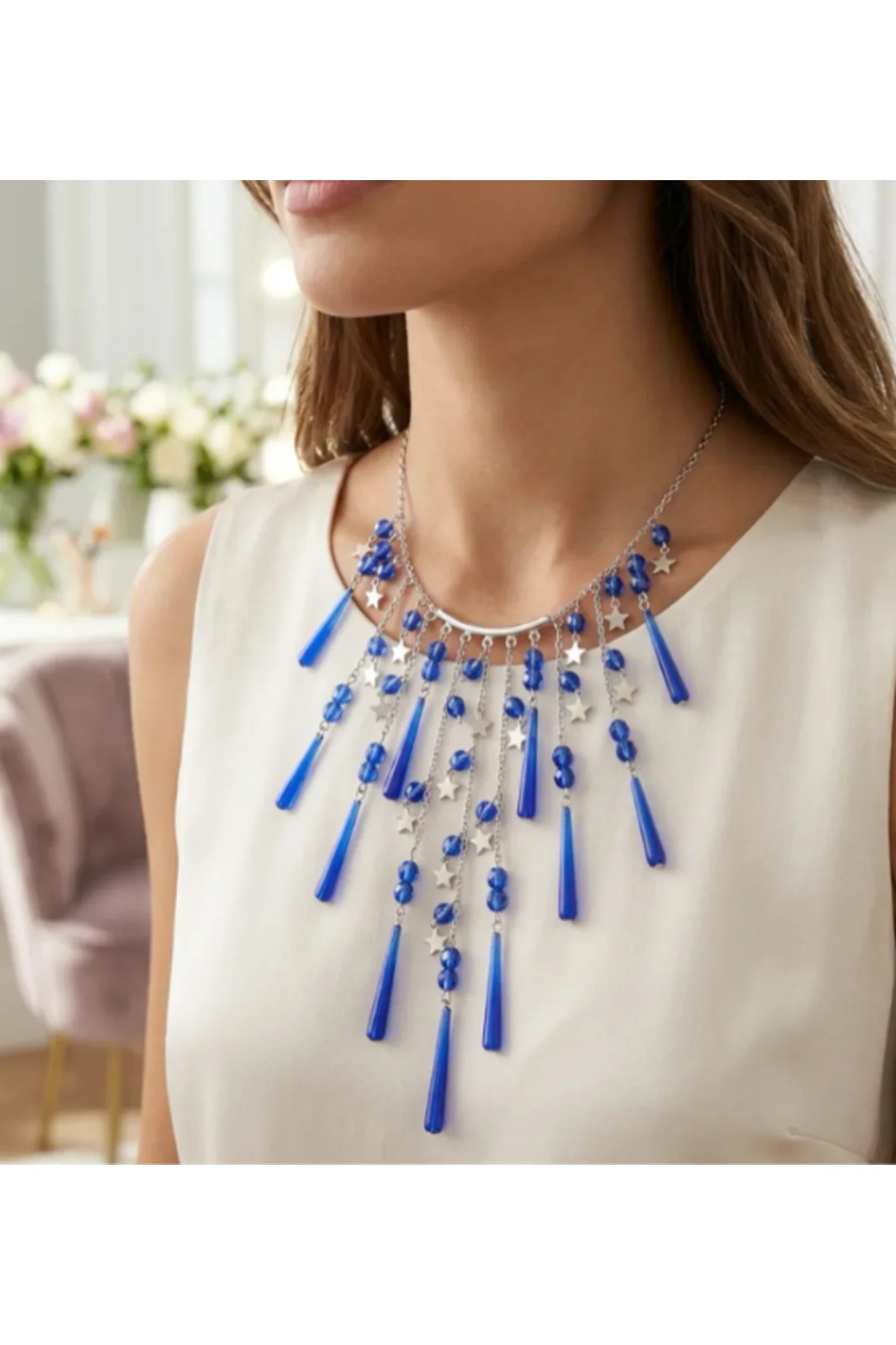 Design Jewelry Parlament Mavisi Kolye