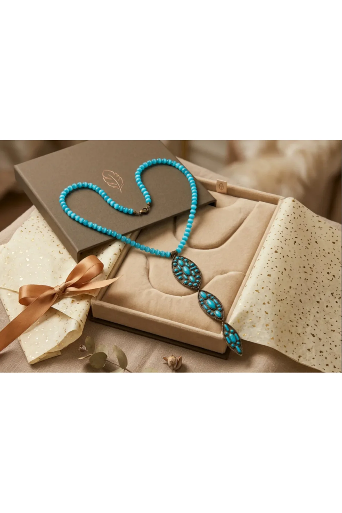 Design JewelryTurquaz Kolye
