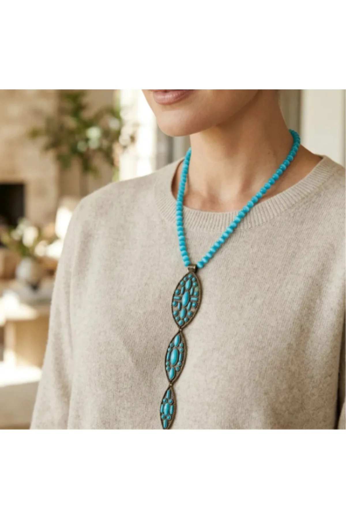 Design JewelryTurquaz Kolye