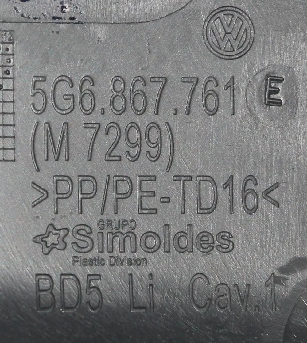 Destek Rafı - Arka Sol (VW Orjinal)(5G6867761E)(VW Golf 7)