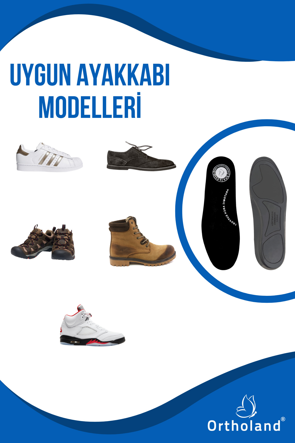 Ortholand Destekli Tabanlik,Ortopedik Tabanlik,Konforlu Tabanlik,Ayakkabi T