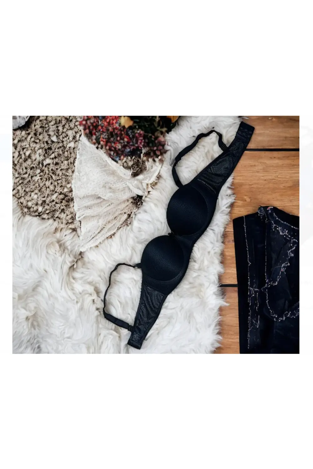 DESTEKSİZ BALENLİ STRAPLEZ LOTUS SÜTYEN 023