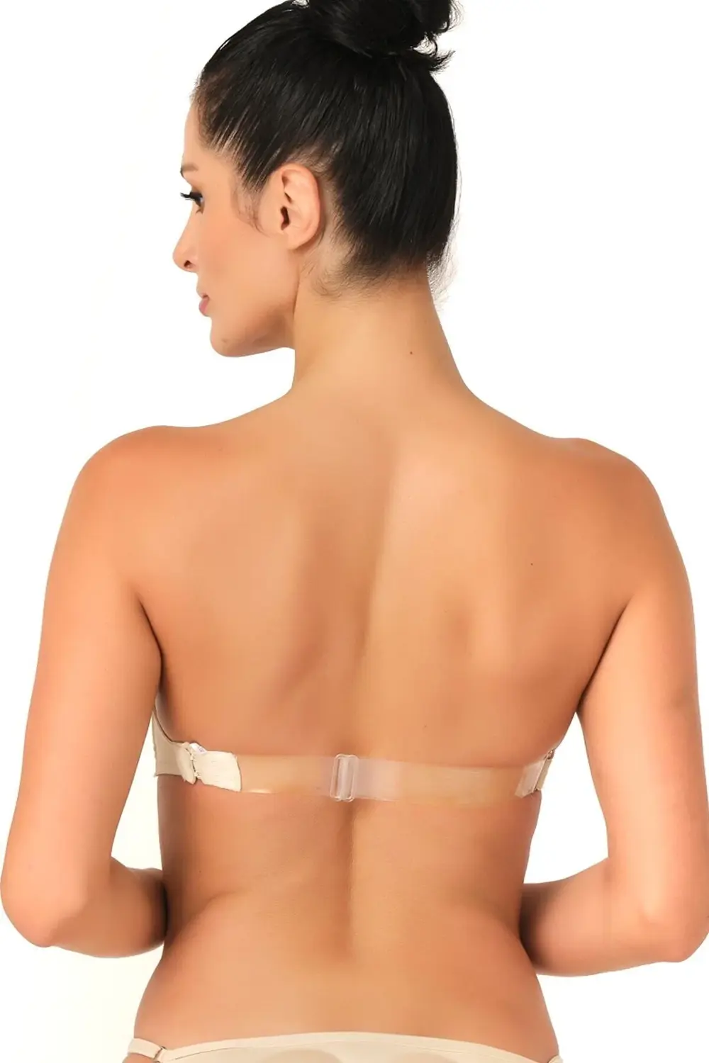 Desteksiz Boş Kap Straplez Sütyen 701 Ten