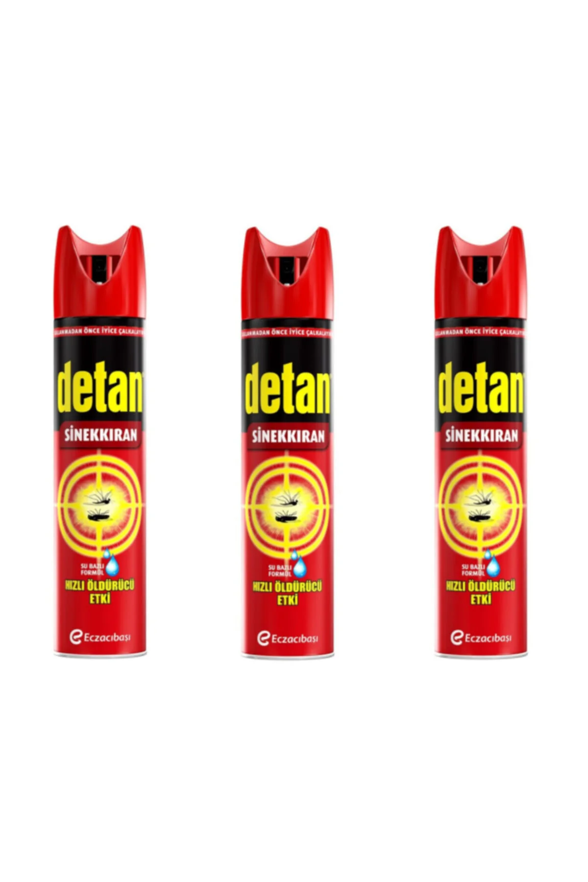 Detan Sinekkıran Su Bazlı Aeresol 275 Ml X 3 Adet