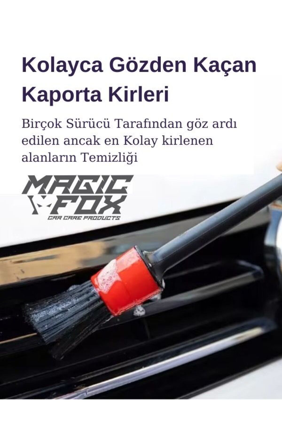 Detaylı Araba Temizlik Fırçası  Seti