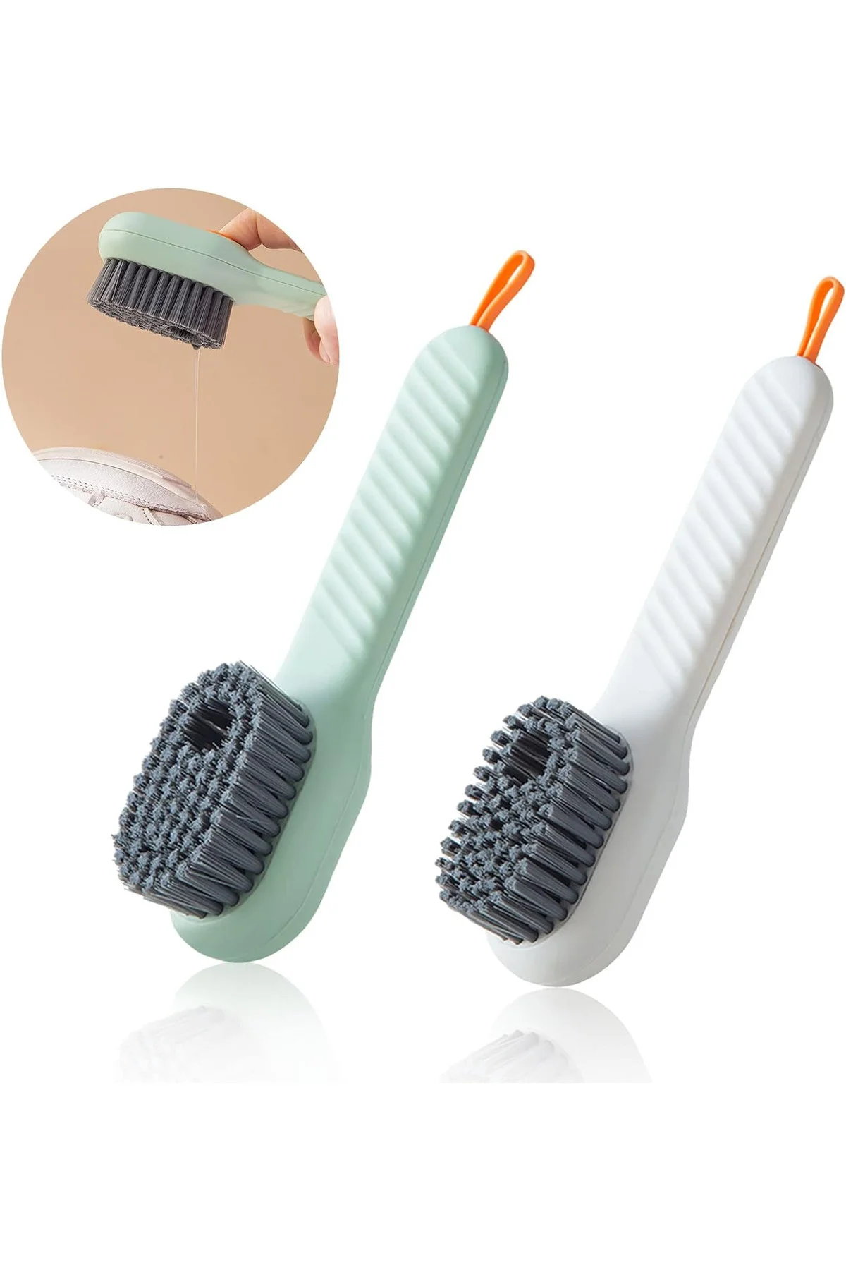 Deterjan Hazneli Çok Amaçlı Pratik Ayakkabı ve Bot Yıkama, Temizl