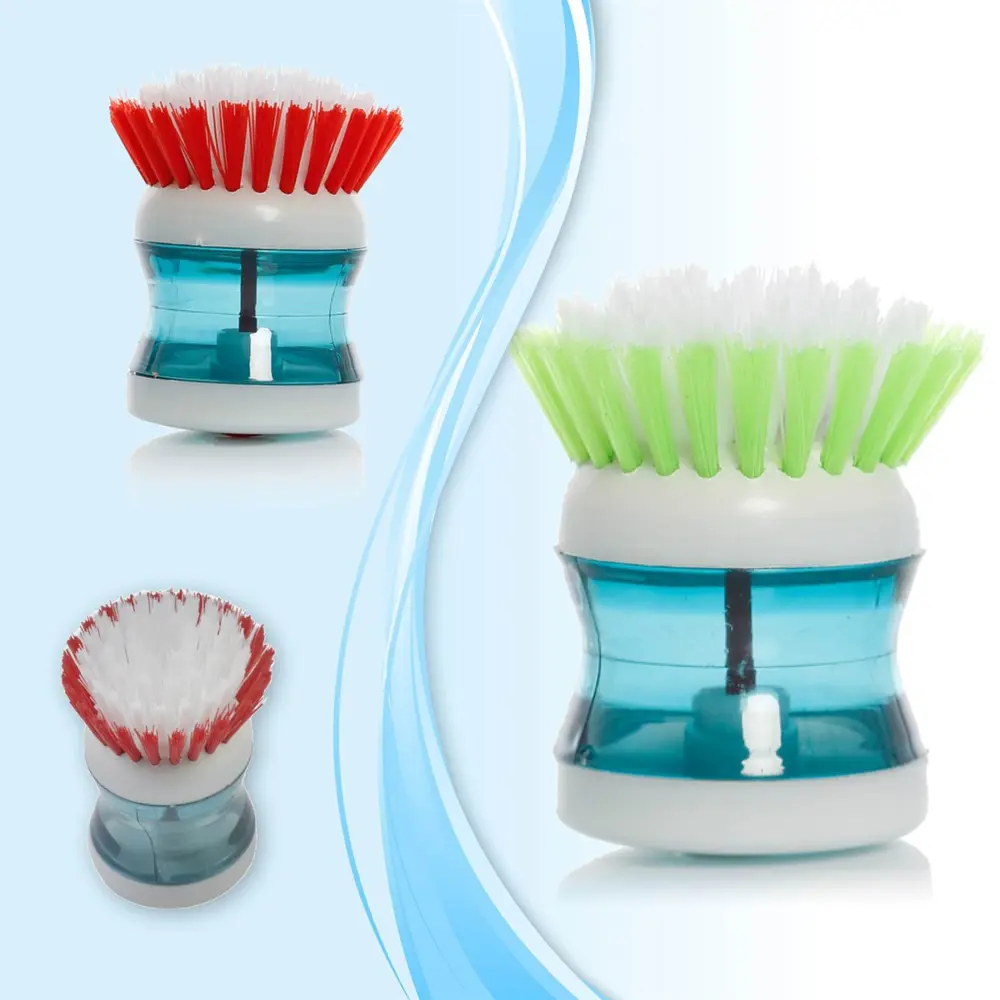 Deterjan Hazneli Kolay Bulaşık Yıkama Fırçası Bulaşık Sünger (474