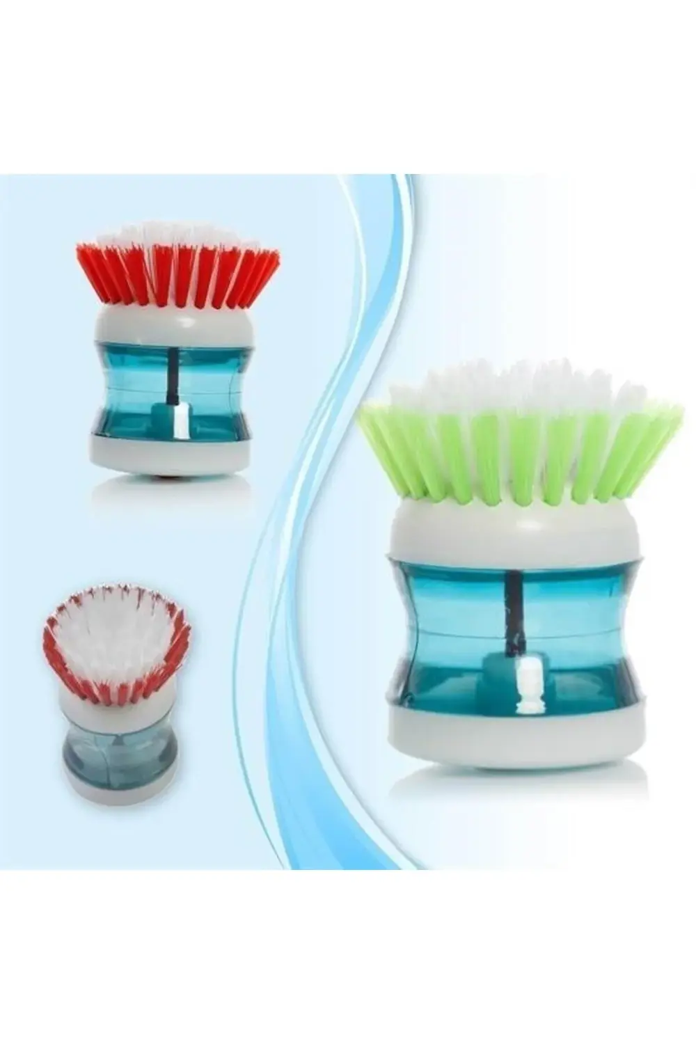 ® Deterjan Hazneli Kolay Bulaşık Yıkama Fırçası Bulaşık Sünger