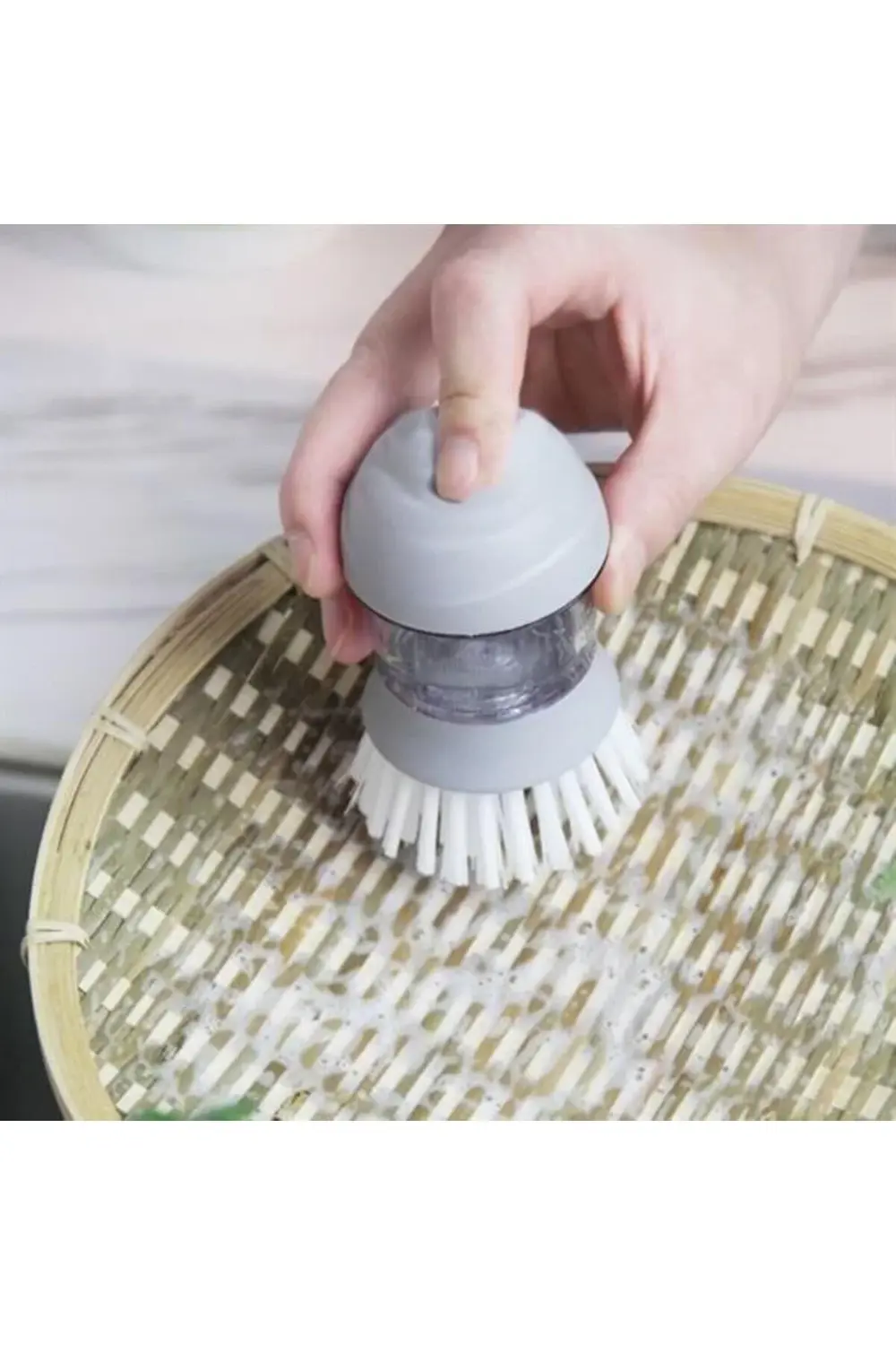 ® Deterjan Hazneli Kolay Bulaşık Yıkama Fırçası Bulaşık Sünger