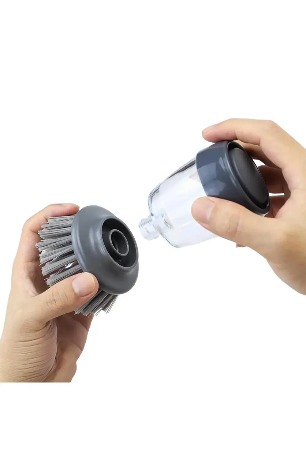 Deterjan Hazneli Kolay Bulaşık Yıkama Temizleme Fırçası Bulaşık S