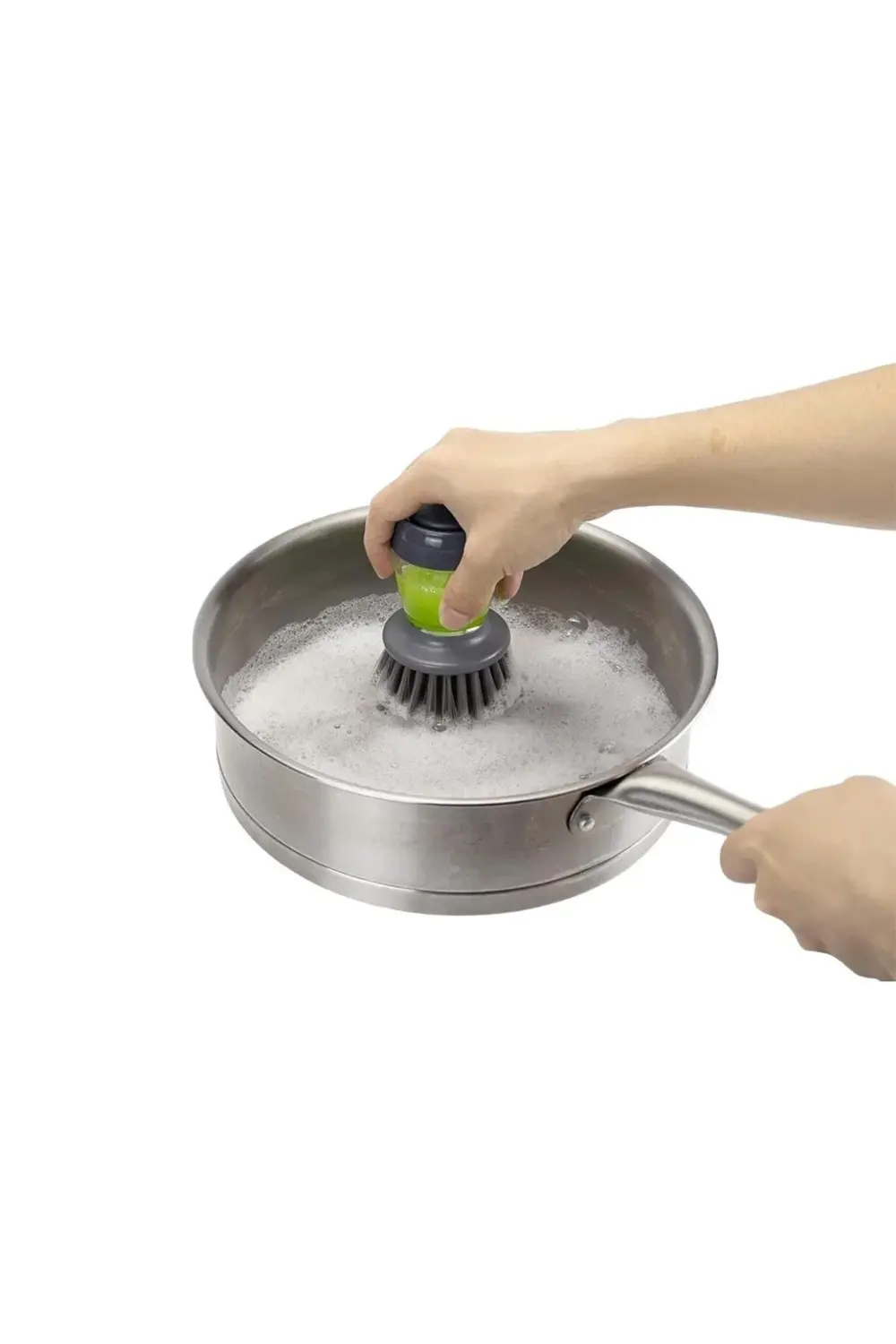 Deterjan Hazneli Kolay Bulaşık Yıkama Temizleme Fırçası Bulaşık S