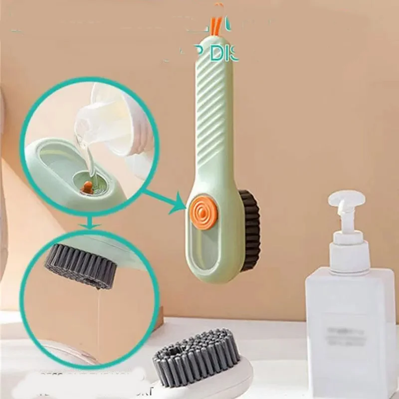 Deterjan Hazneli Süet Bot Nubuk Ayakkabı Temizleme Fırçası Mutfak Banyo Fırçası Çok Amaçlı Deterjan Hazneli Süet Bot Nubuk Ayakkabı Temizleme Fırçası Mutfak Banyo Fırçası Çok Amaçlı