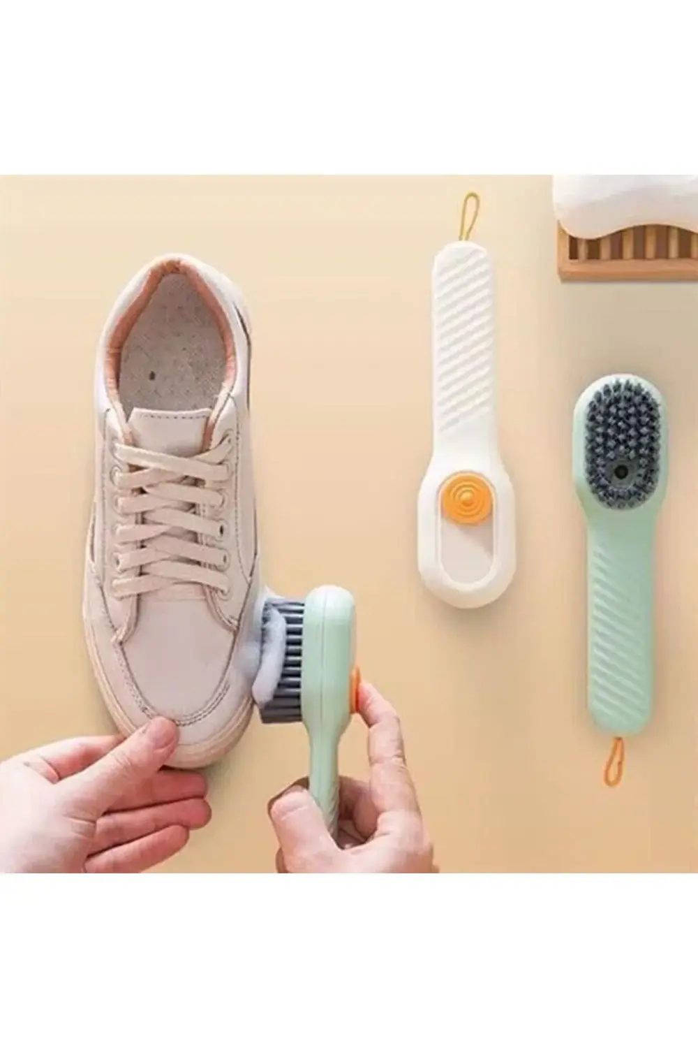 Deterjan Hazneli Süet Bot Nubuk Ayakkabı Temizleme Fırçası Mutfak