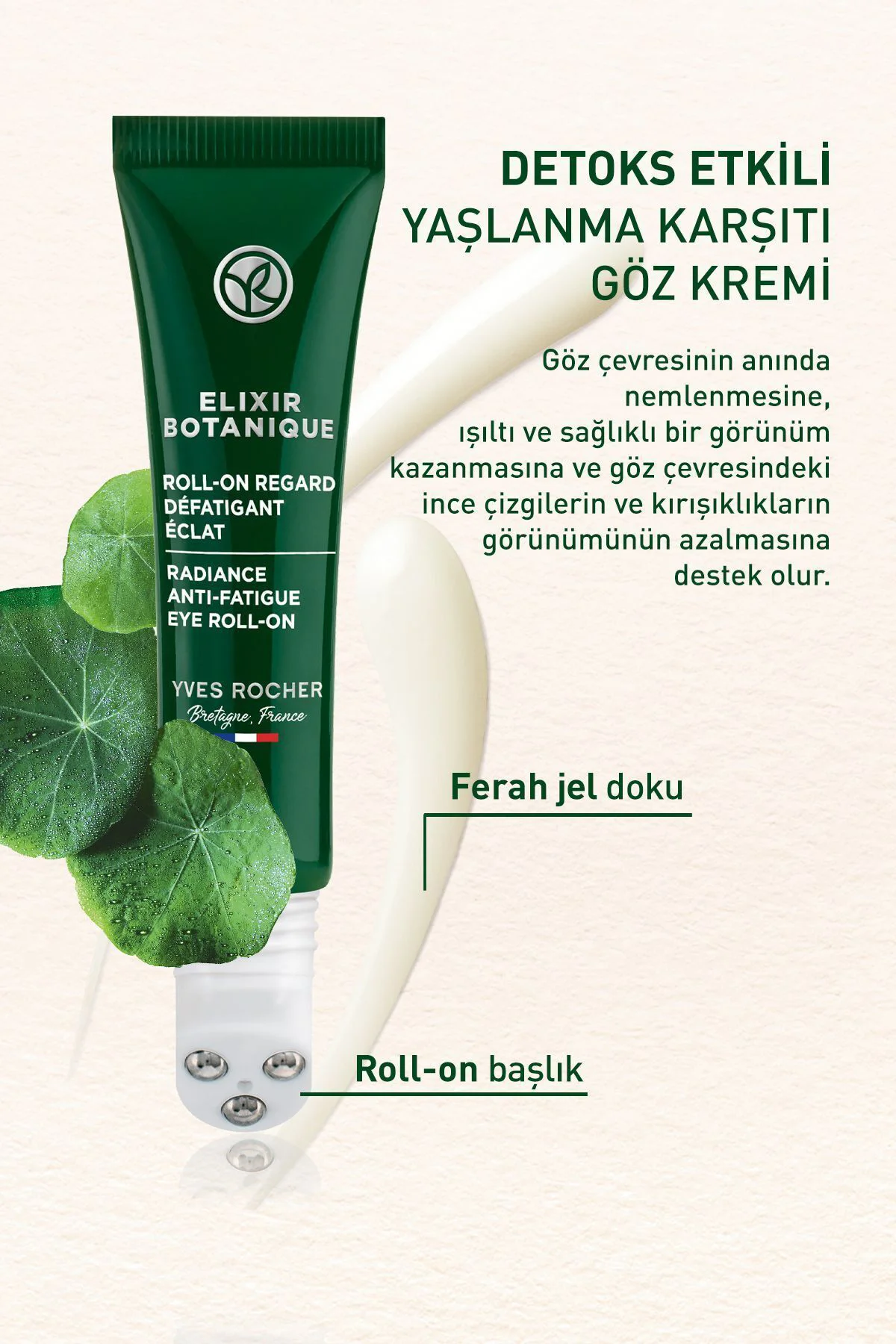 Detoks Etkili Canlandırıcı Göz Kremi-15 Ml
