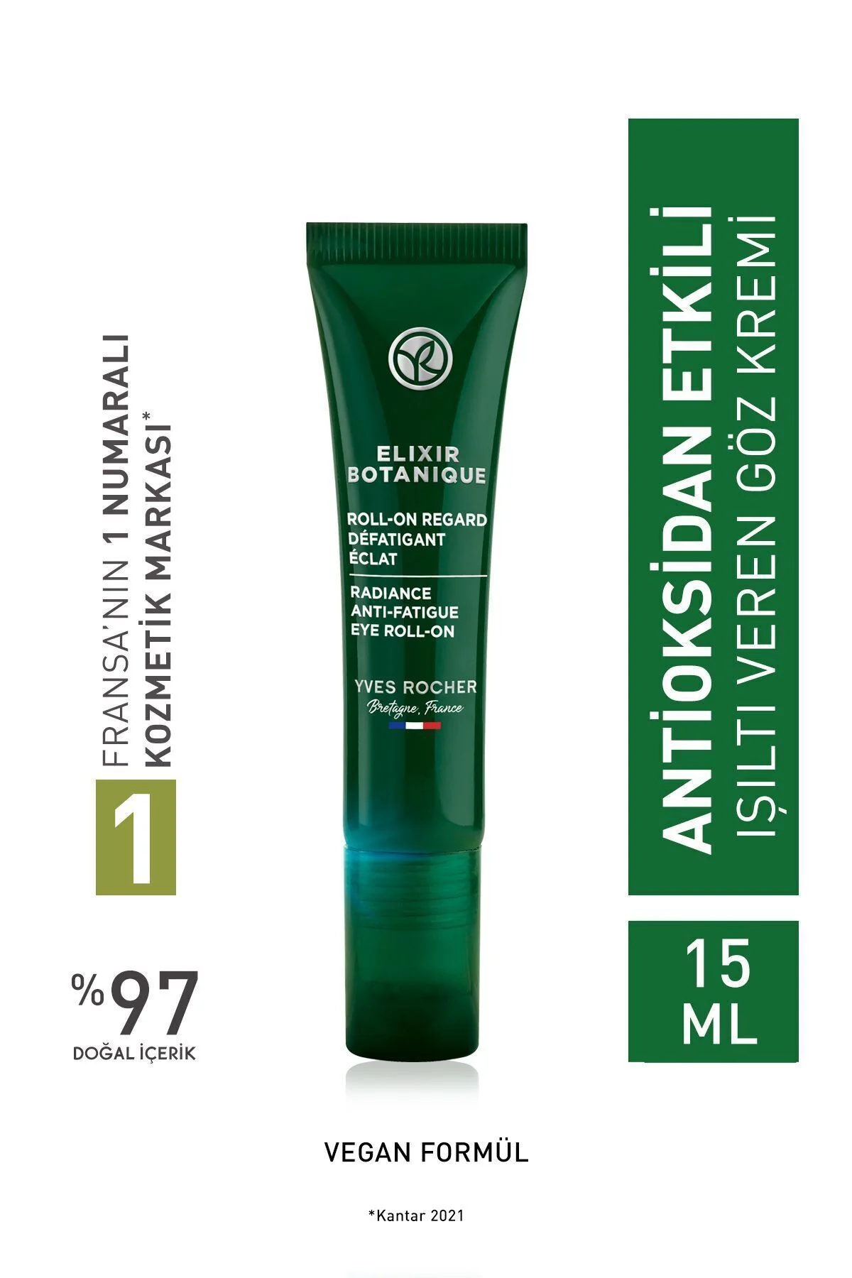 Detoks Etkili Canlandırıcı Göz Kremi-15 Ml
