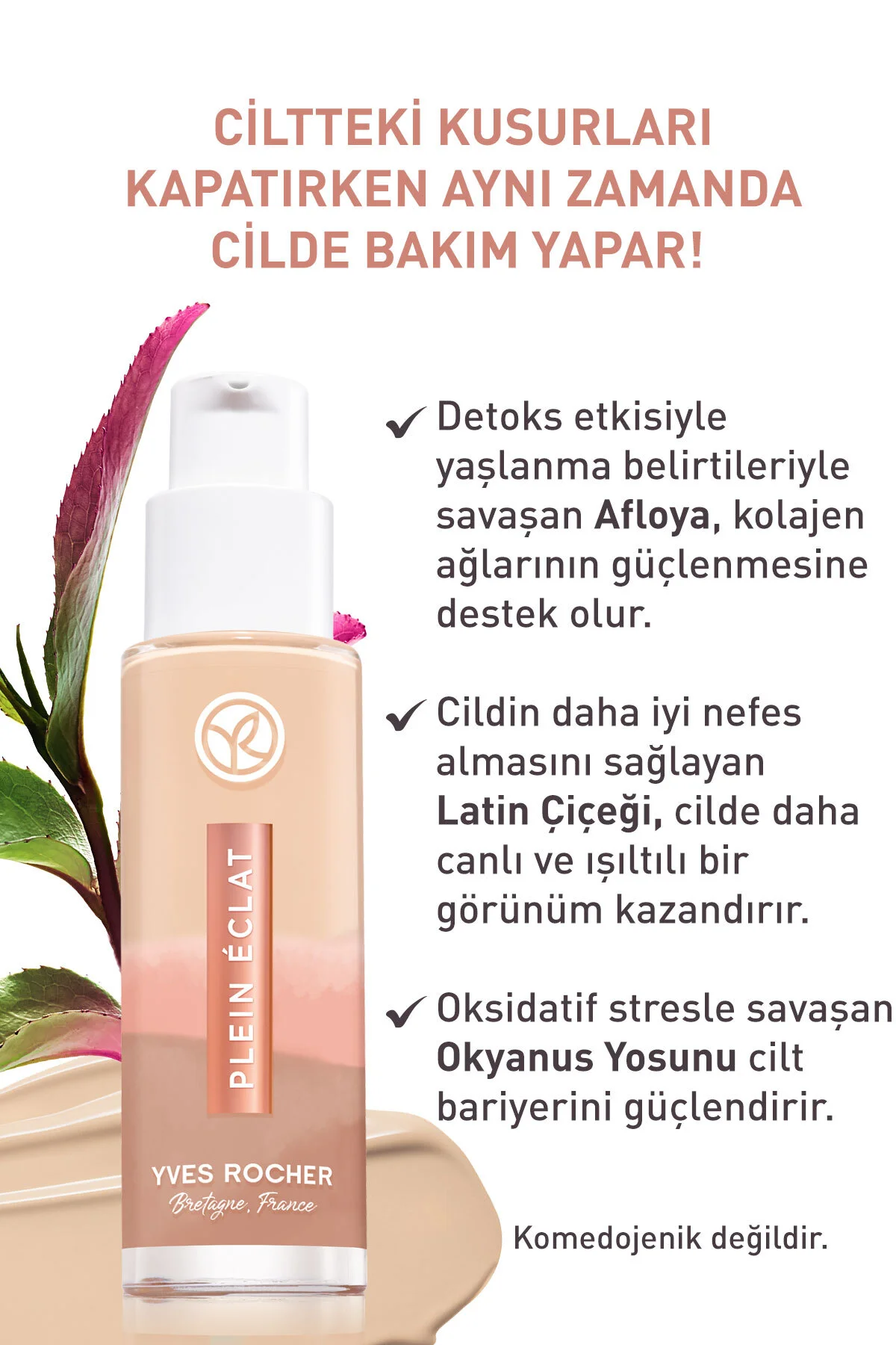 Detoks Etkili Işıltı Veren Fondöten- Bej 050- 30 Ml-63154
