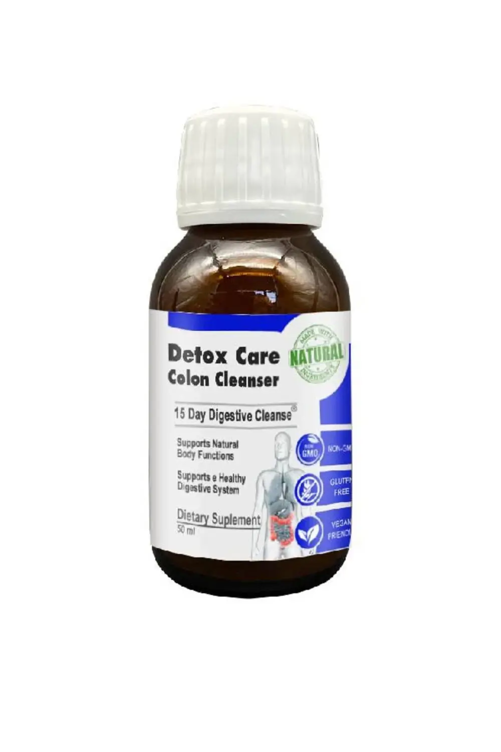 Detox Care Yeme Sonrası Ferahlık Hissi İçin Destek Şurubu 50 ml x