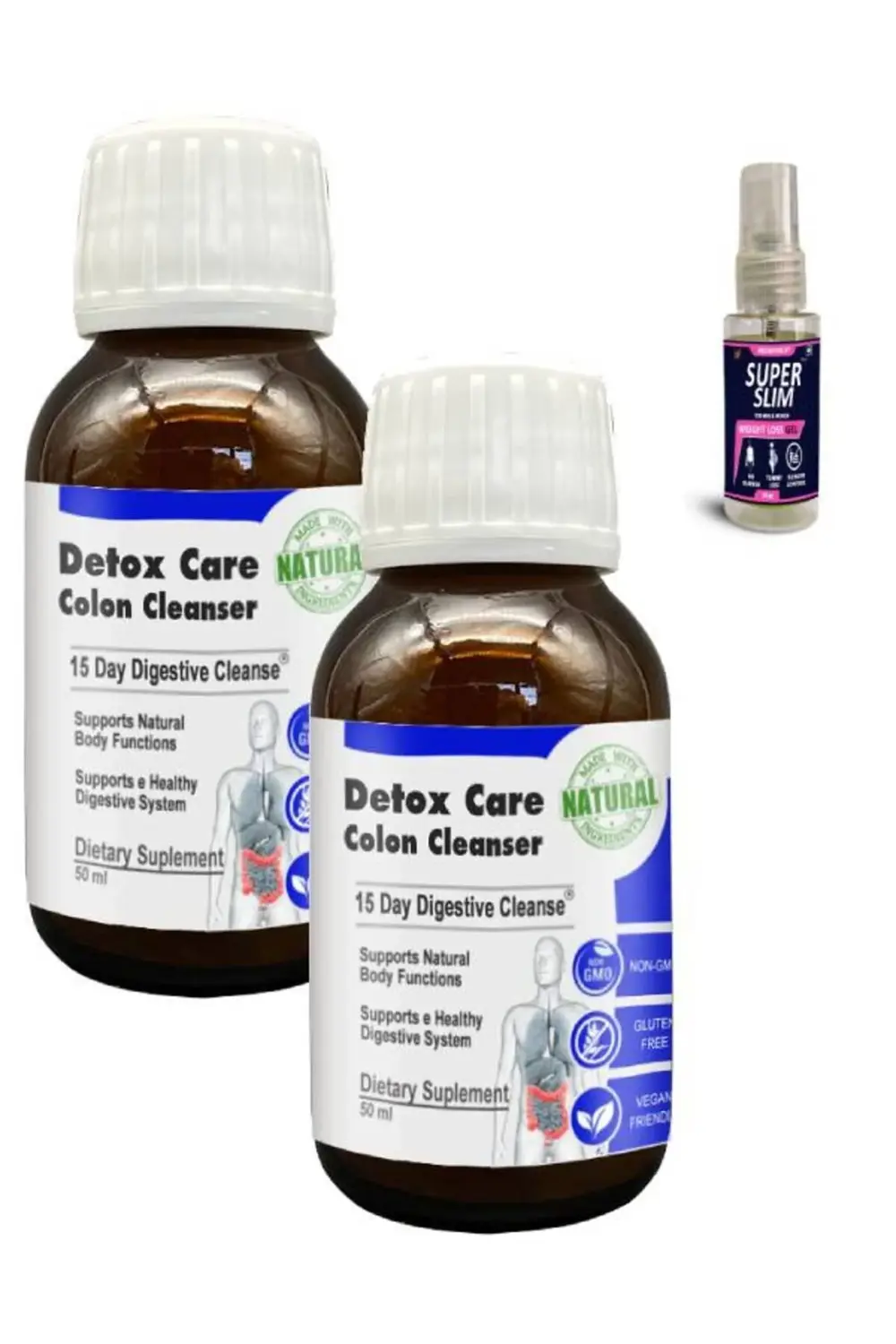 Detox Care Yeme Sonrası Ferahlık Hissi İçin Destek Şurubu 50 ml x