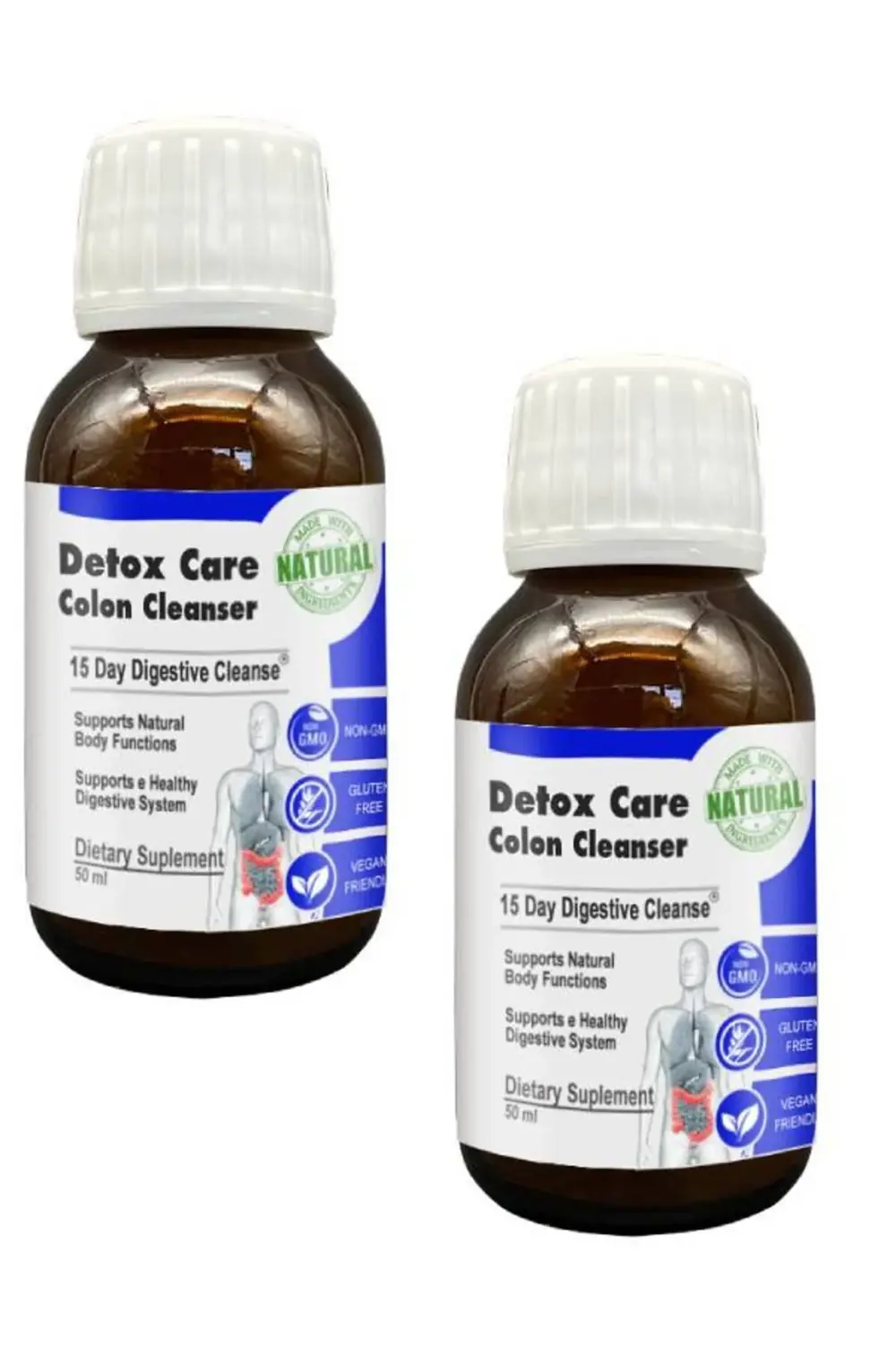 Detox Care Yeme Sonrası Ferahlık Hissi İçin Destek Şurubu 50 ml x