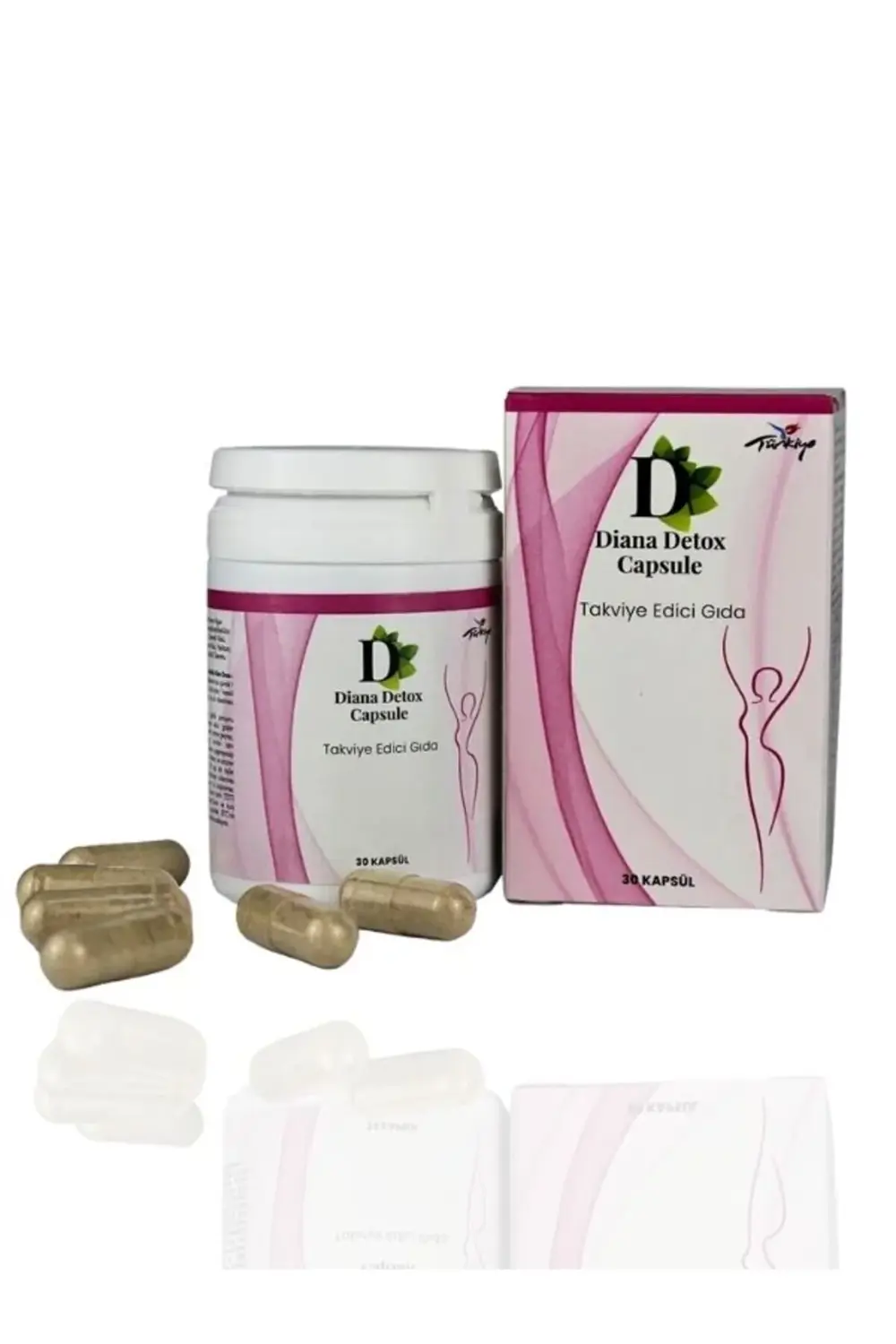 Detox Kapsül 1 Aylık Kullanım 30Lu Paket