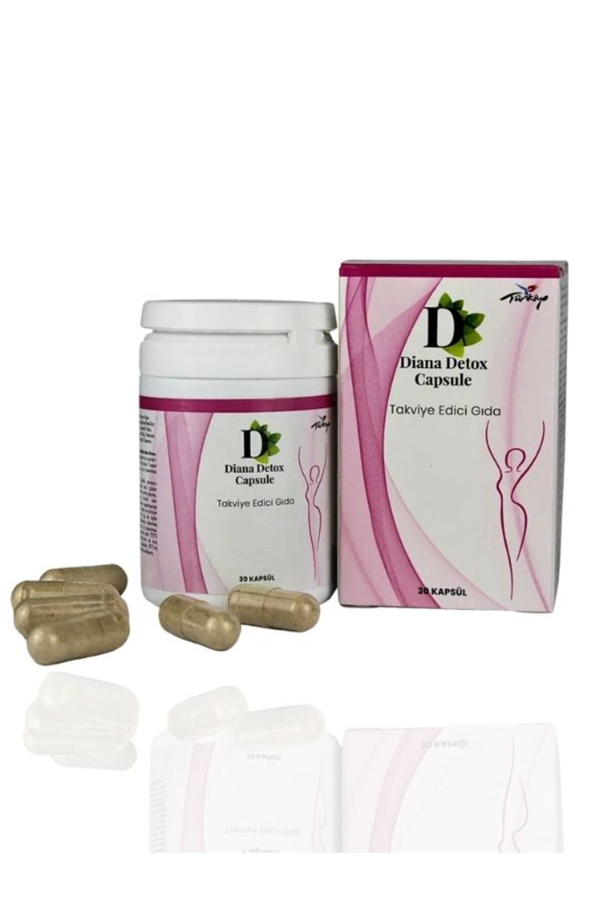 Detox Kapsül 1 Aylık Kullanım 30Lu Paket
