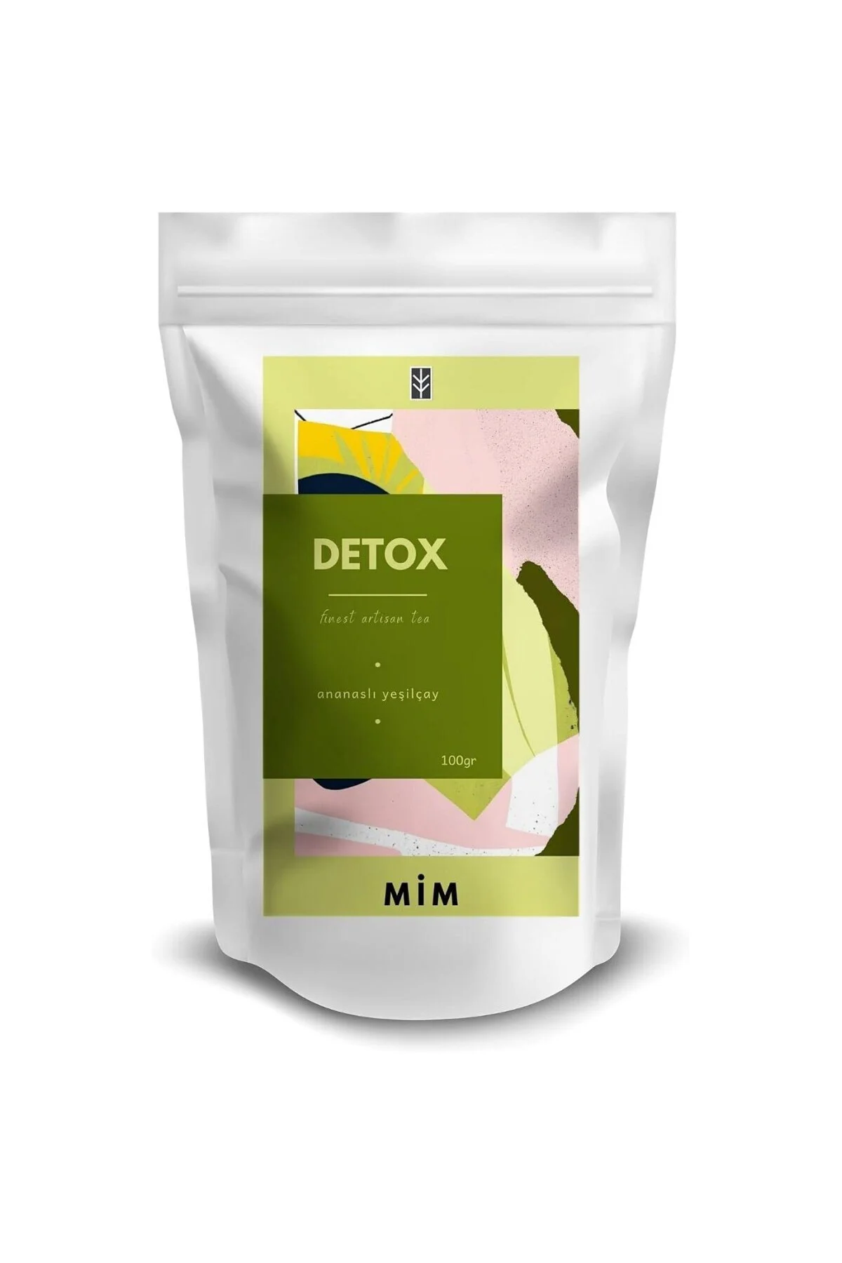 Detox Tea - Ananaslı Yeşil Çay, 100Gr