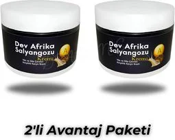 Dev Afrika Salyangozu Kremi 2 Adet – Doğal Cilt Bakımı & Nemlendirme