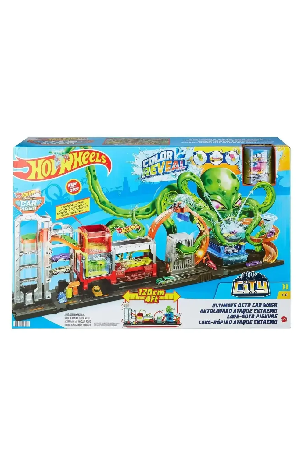 Dev Ahtapot Ile Araba Yıkama Oyun Seti Gtt96