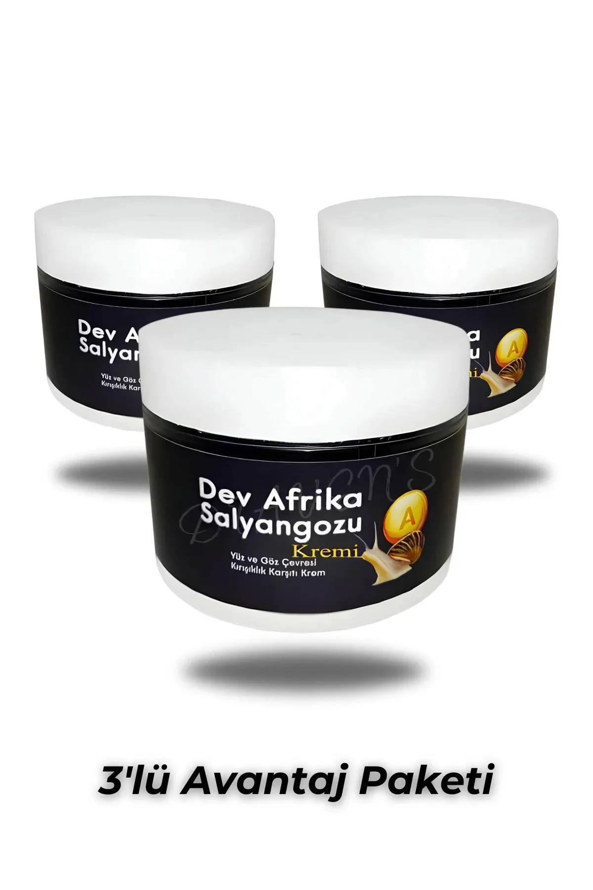 Dev Arfrika Salyangozu Kremi — Kırışıklık, Yara ve İltihap Karşıtı Bakım 100 ml x 3 Adet Dev Arfrika Salyangozu Kremi — Kırışıklık, Yara ve İltihap Karşıtı Bakım 100 ml x 3 Adet