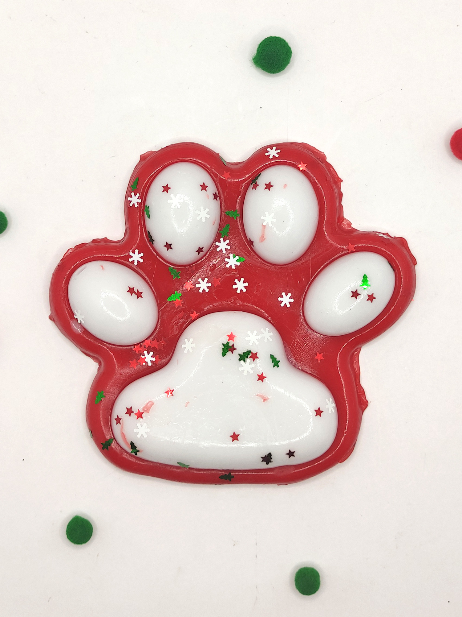 Dev Pati Squishy Taba Squishy Kedi Pati Sıkma 14 cm Pullu Pati Su