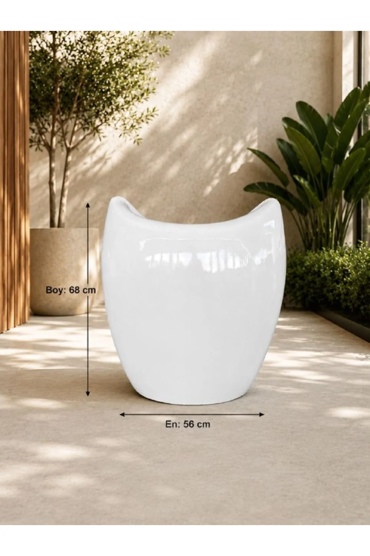 Dev Stone Lux Saksı