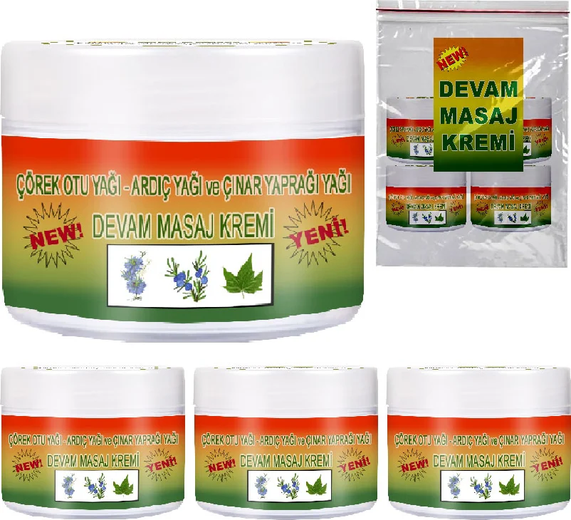 Devadevam Kremi – Çörek Otu, Ardıç Yağı ve Çınar Yaprağı Yağı ile Güçlendirilmiş 4 Adet Bakım Kremi