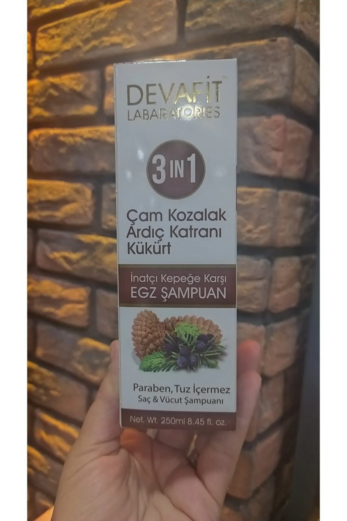 Devafit Çam Kozalak Ardıç Katranı Kükürt Şampuan