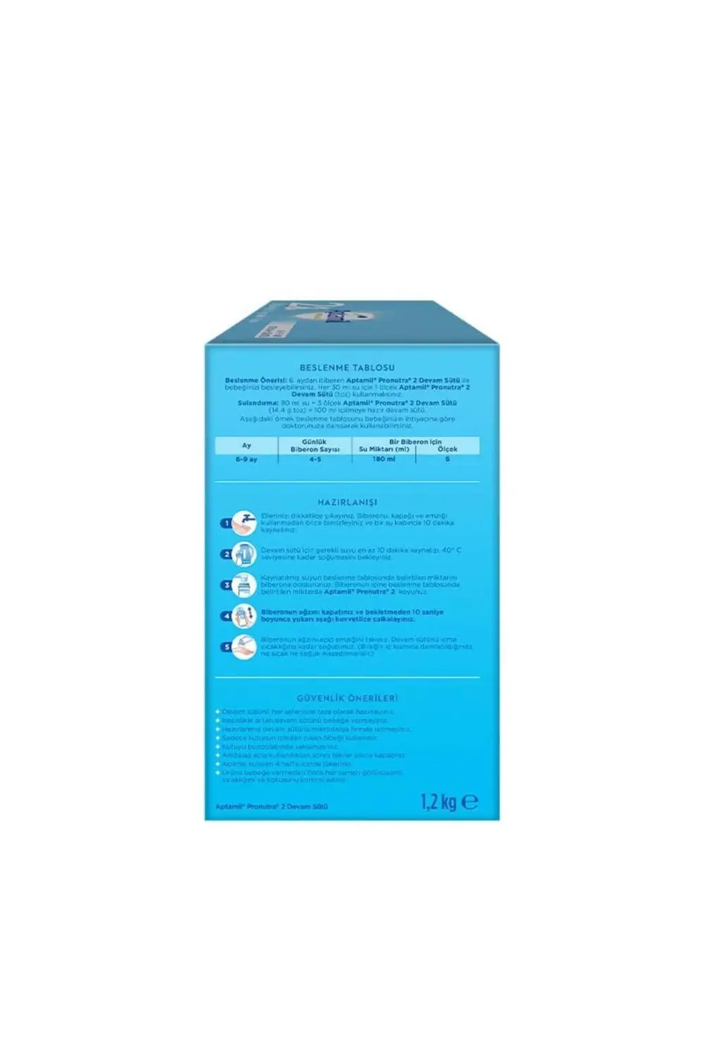 Devam Sütü Maması No2 6-9 Ay 1200 Gr