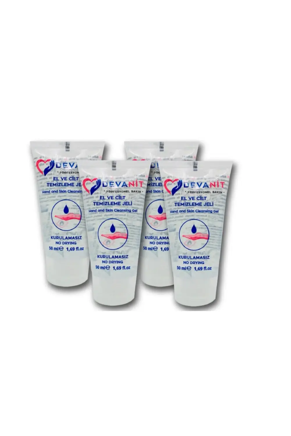 Devanit 4 Adet 50 ml Tüp Jel Dezenfektan