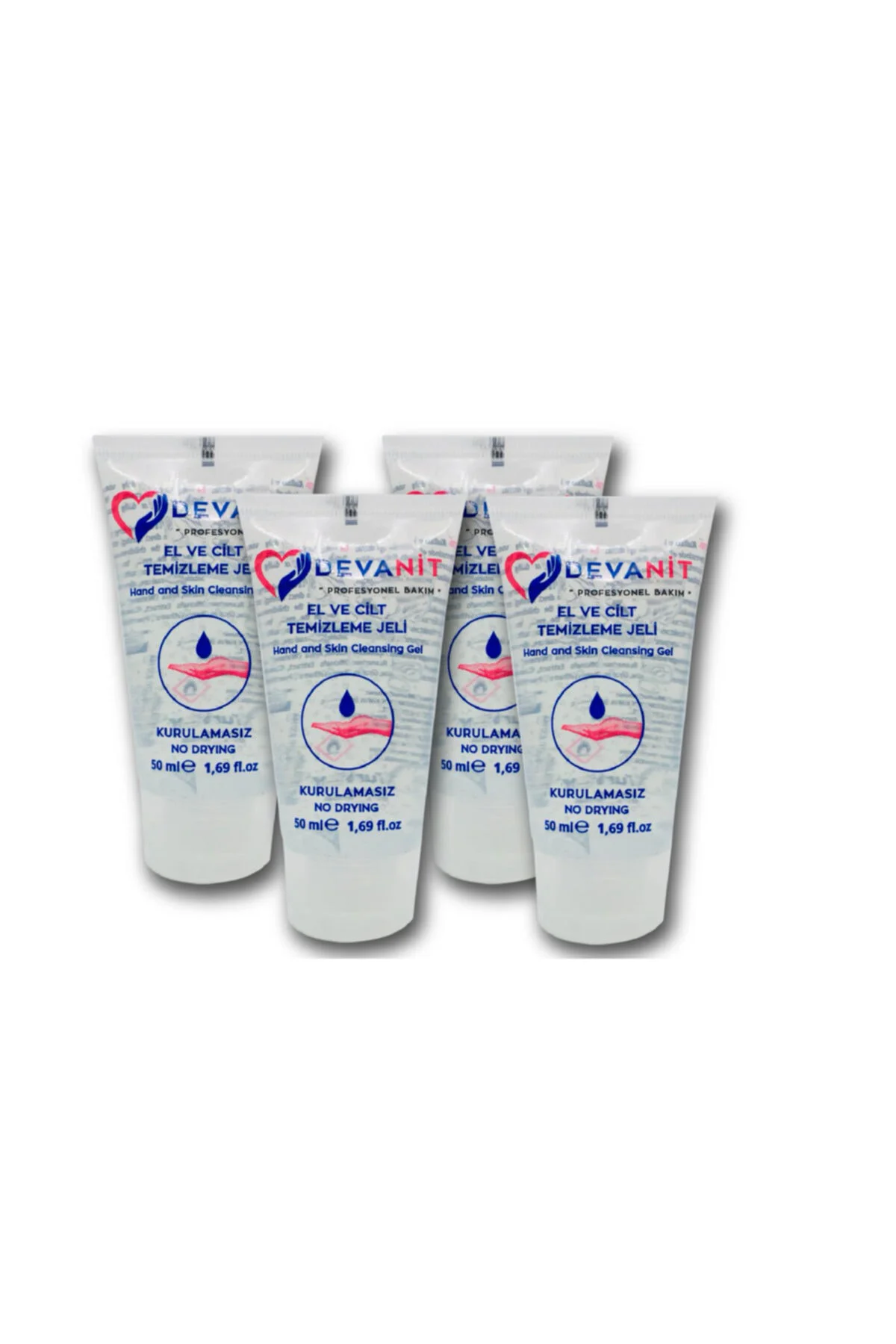 Devanit 4 Adet 50 ml Tüp Jel Dezenfektan