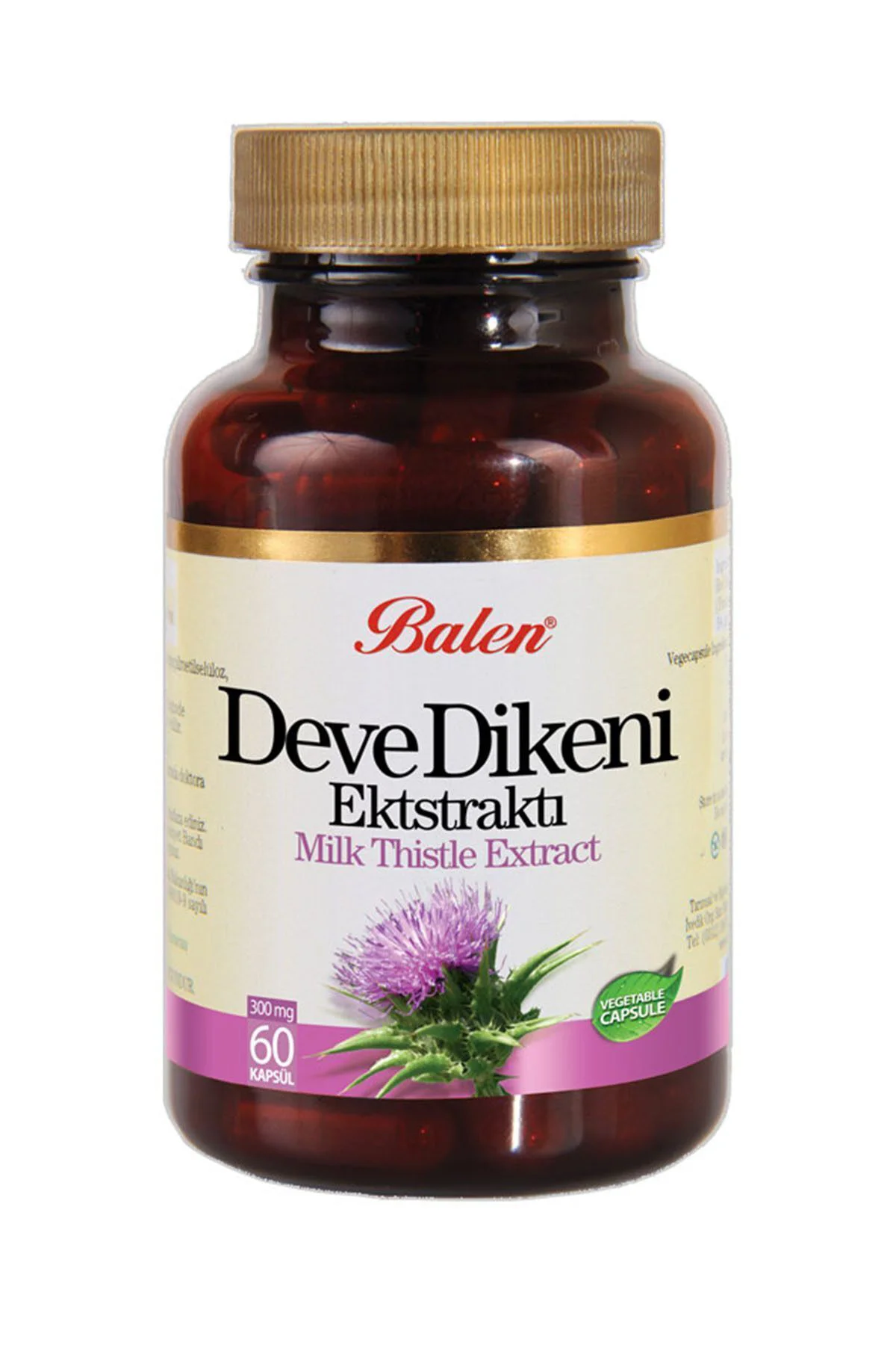 Deve Dikeni Ekstraktı Kapsül 375 Mg 60 Kapsül X 3 Adet