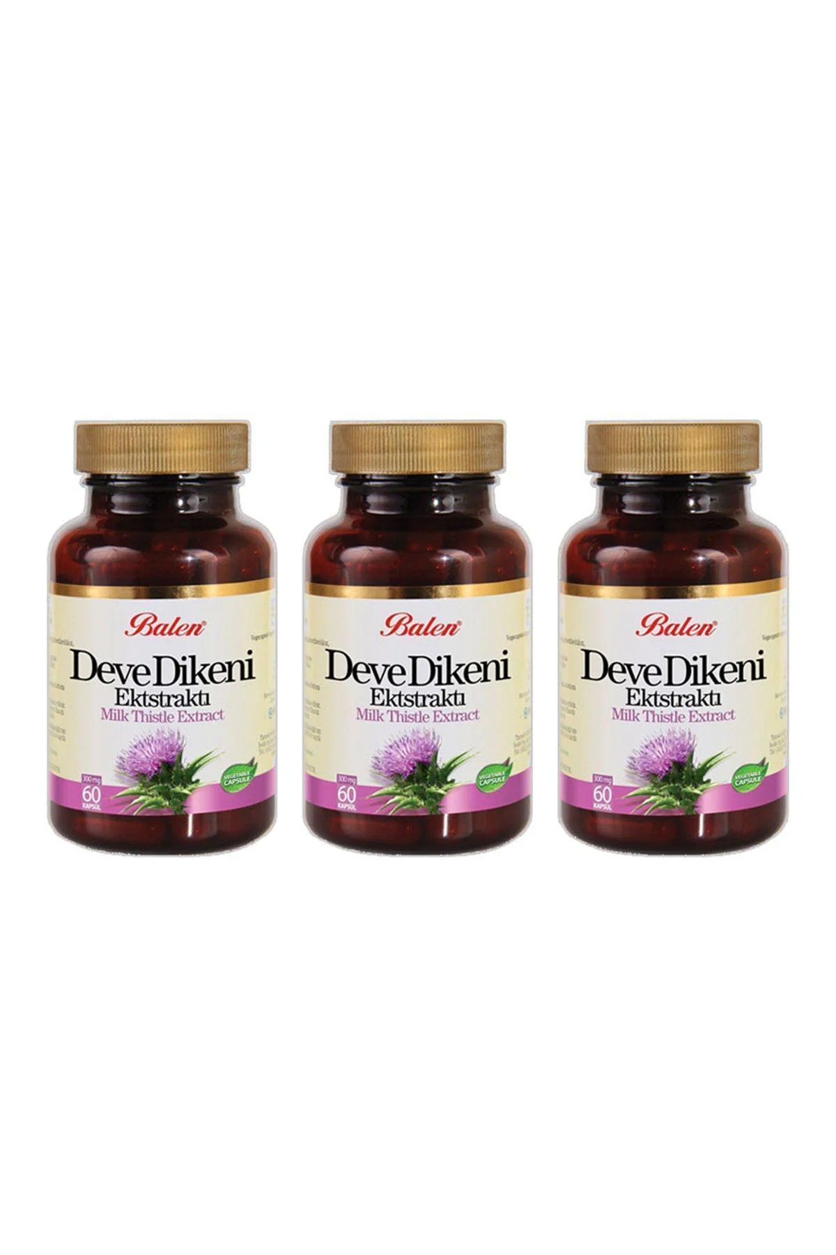 Deve Dikeni Ekstraktı Kapsül 375 Mg 60 Kapsül X 3 Adet