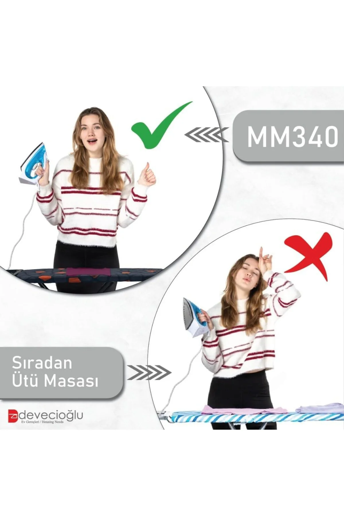 Devecioğlu Harbinger Comfort Ütü Masası Mm340