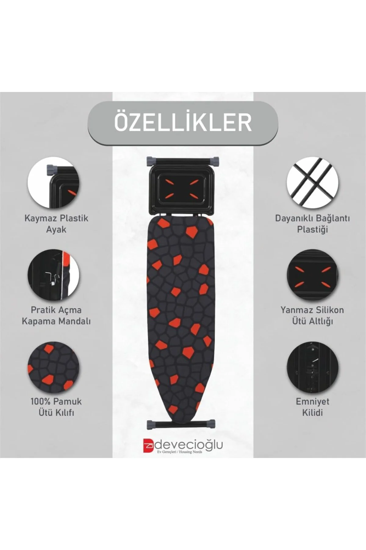 Devecioğlu Harbinger Comfort Ütü Masası Mm340