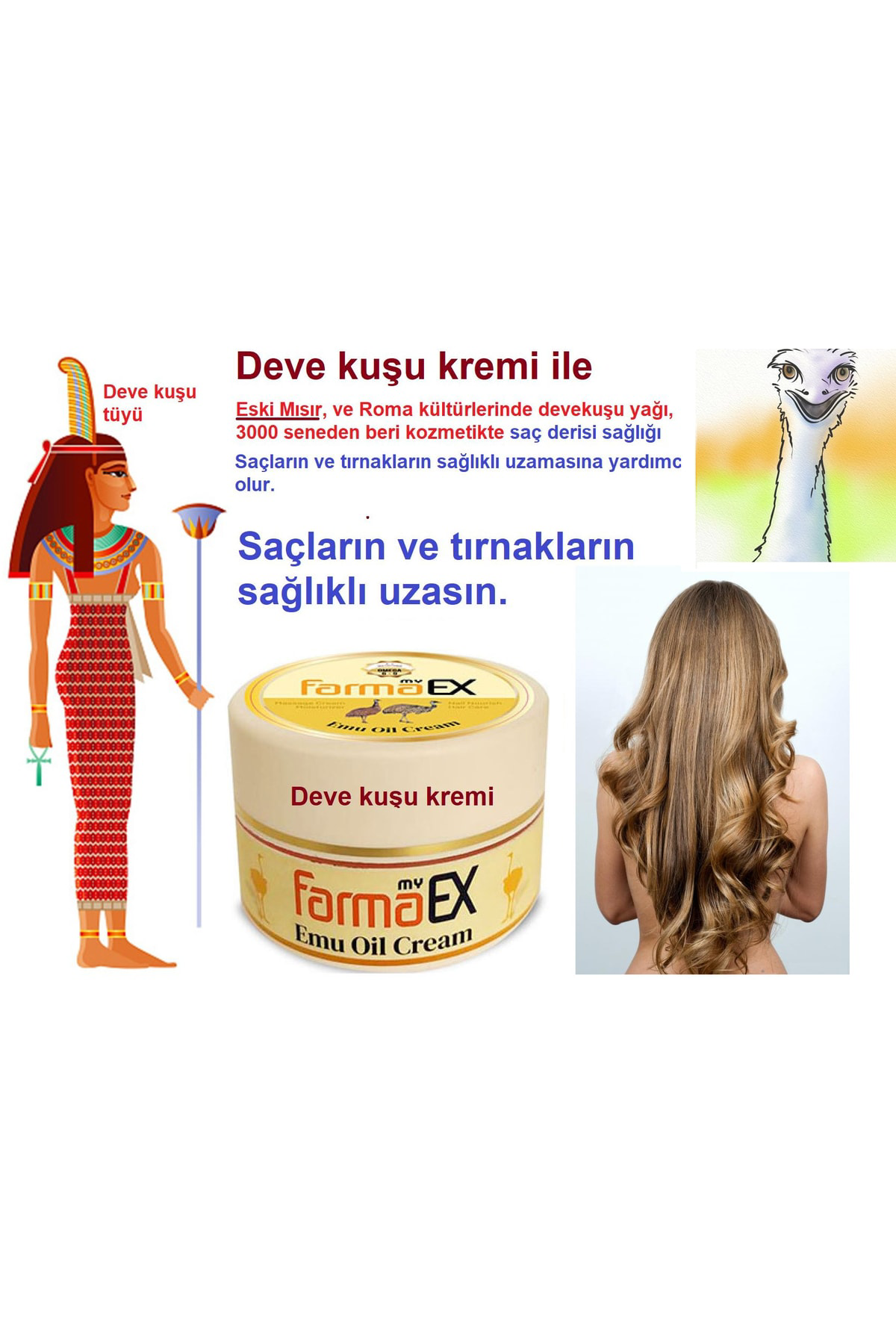 Devekuşu Yağı Kremi 100 Ml Ynaturel