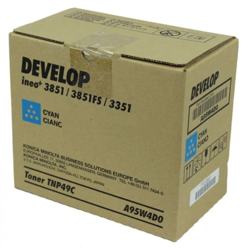 DEVELOP TNP-49KC MAVİ ORJİNAL TONER İNEO+3351/3851 DEVELOP TNP-49KC MAVİ ORJİNAL TONER İNEO+3351/3851