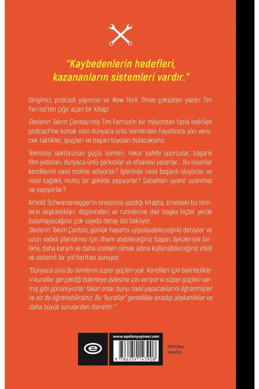 Devlerin Takım Çantası - Tim Ferriss